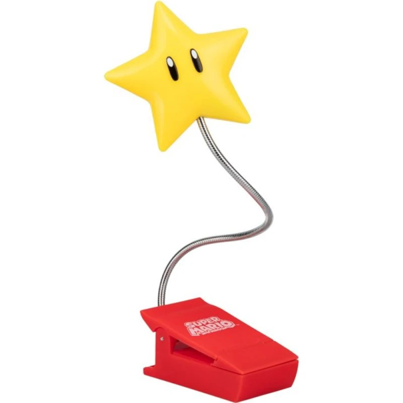 Paladone Super Mario Super Star Book Light - Klemmelampe