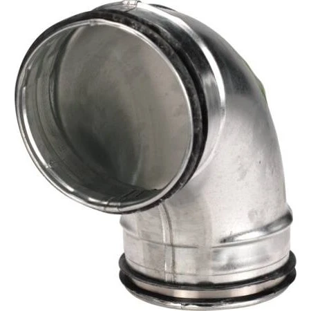 Lindab Bøjning BU 200 90° Presset med Nipler