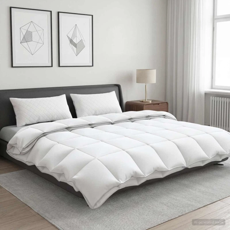 vidaXL FULDA 3-delt dyne sæt med 90% gåsedun, 220 x 260 cm