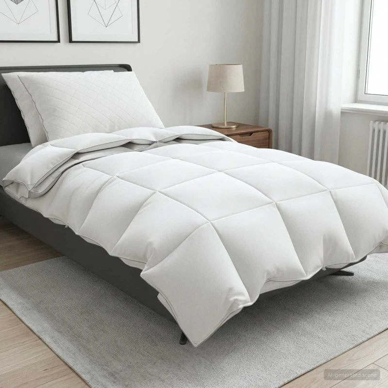 vidaXL FULDA 3-delings dyne sæt 90% gåsedun 155 x 220 cm