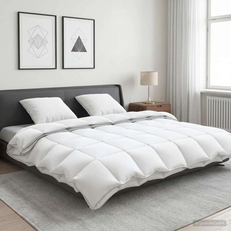 vidaXL FULDA 3-pak 90% gåsedun dyne sæt, 200 x 240 cm