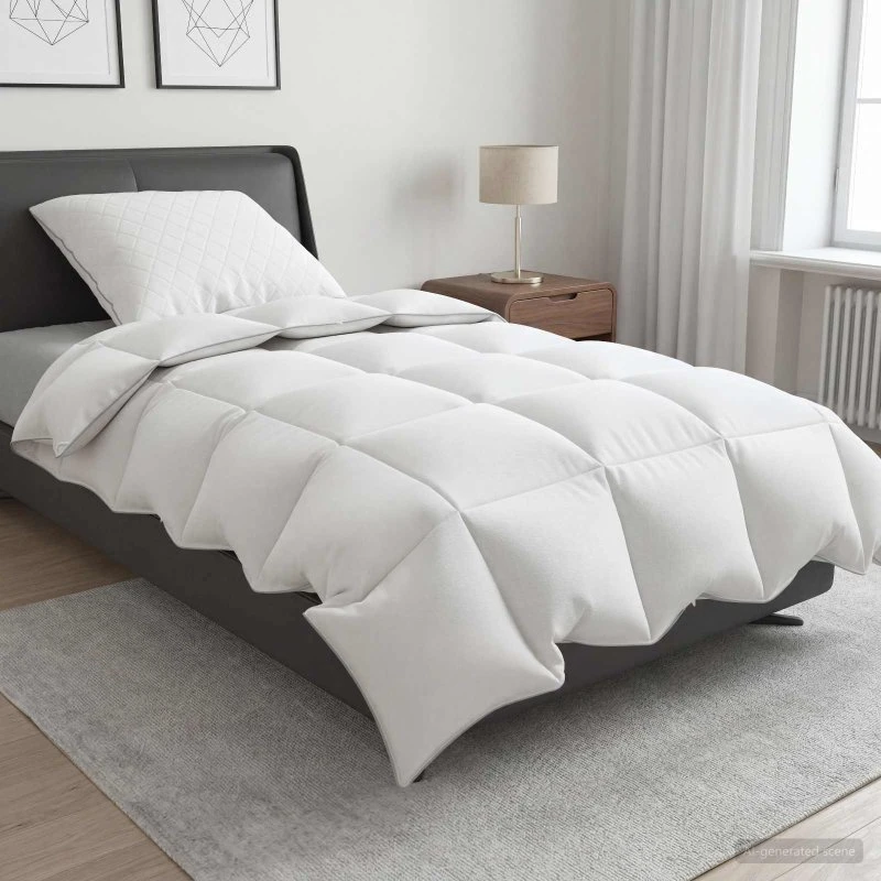 vidaXL FULDA 90% gåsedun dyne sæt, 2 stk, 140x200 cm, vinter