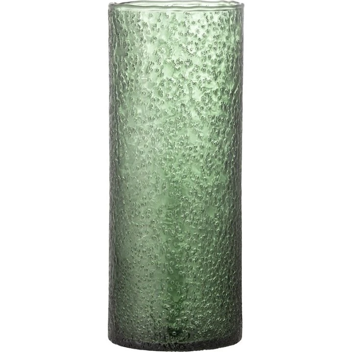 Bloomingville Zenta Vase, Grøn med bobler, 32 cm