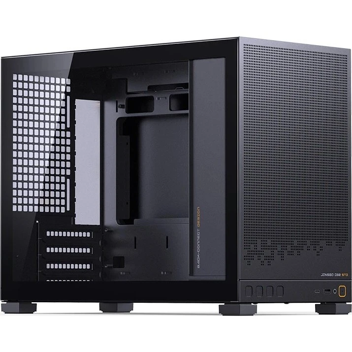Jonsbo D32 STD Black Micro ATX Kabinet med Hærdet Glas