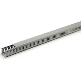 Ledningskanal 80x25mm med 4mm slidser, Ral 7030