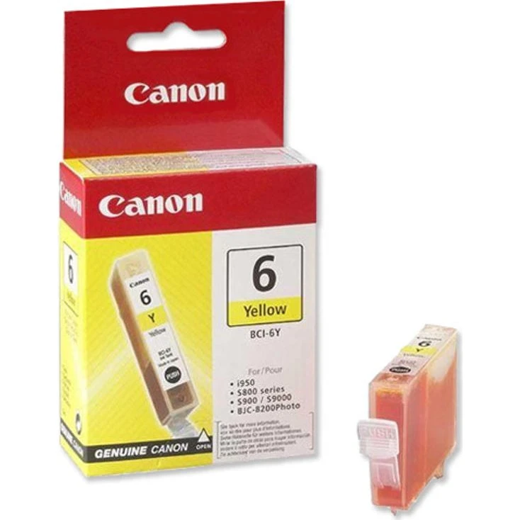 Canon BCI-6Y Gul Blækpatron - 360 sider