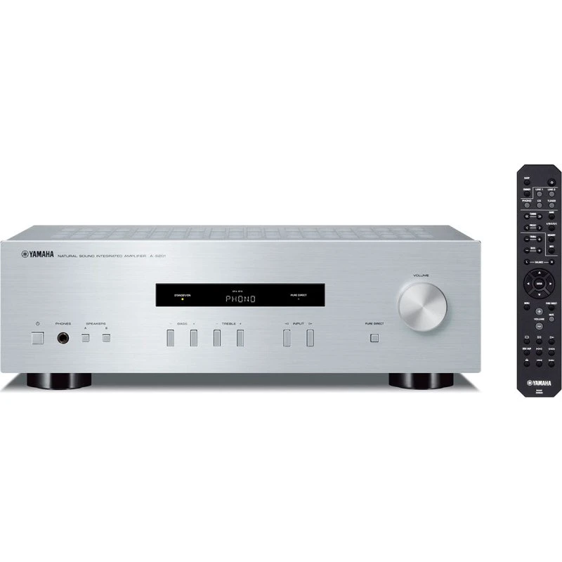 Yamaha A-S201 2.0-kanals Hi-Fi Forstærker - Sølv