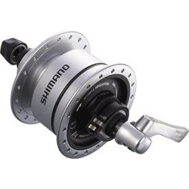 Shimano Dynamonav DH-3D72 3W 36H Centerlock - Sølv