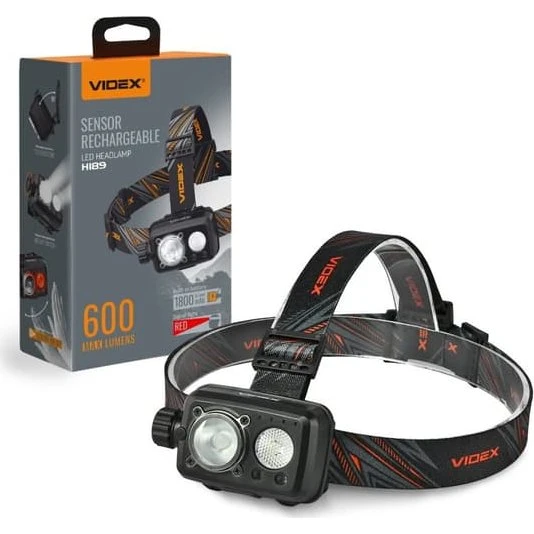 Videx VLF-H189 Taktisk LED-pandelampe - 600 lumen