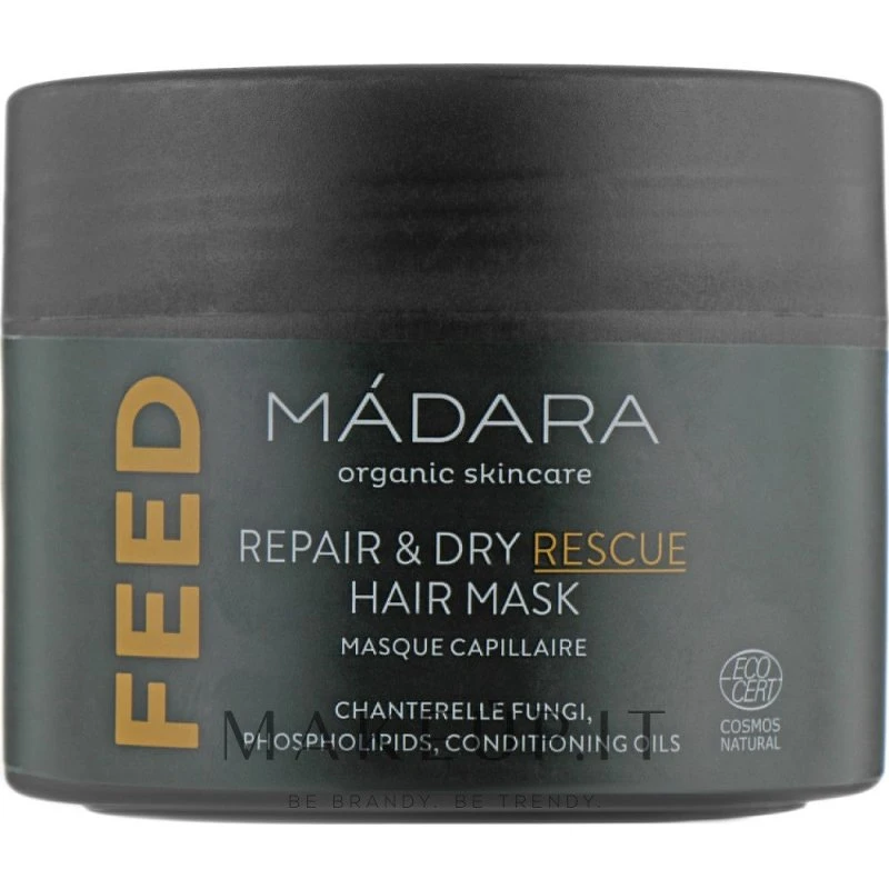 MÁDARA Feed Repair & Dry Rescue Hårmaske 180 ml