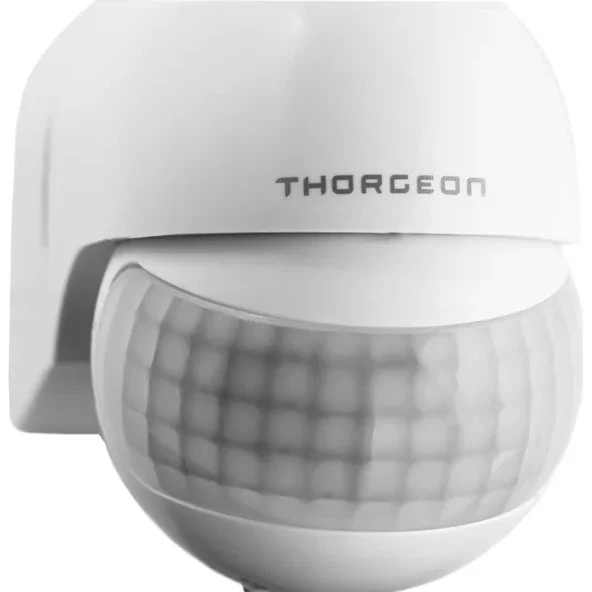 THORGEON PIR Bevægelsessensor 12m IP44 180° Hvid