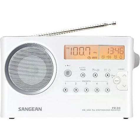 Sangean PRD4 Radio - Hvid