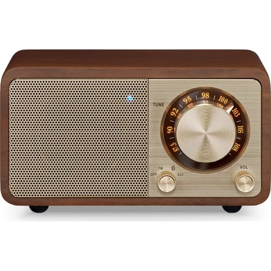 Sangean WR-7 PLUS Analog Bluetooth Radio - Valnød