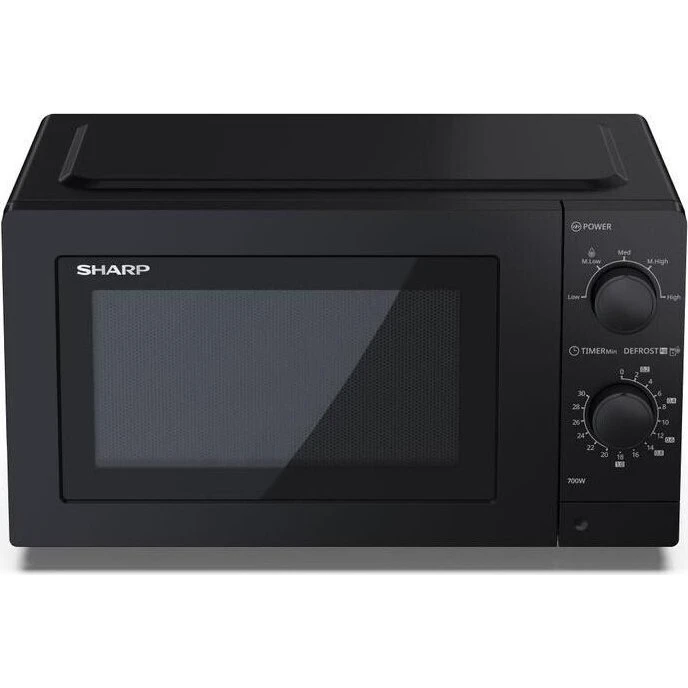 Sharp YC-MS181AE-B Mikrobølgeovn 18L 700W Sort