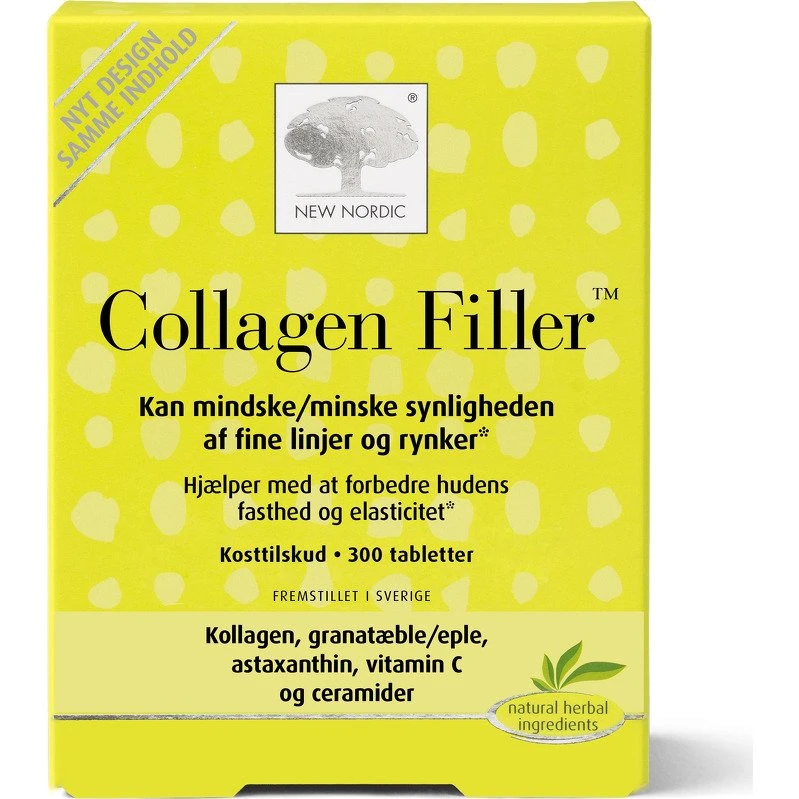 New Nordic Skin Care Collagen Filler, 300 stk.