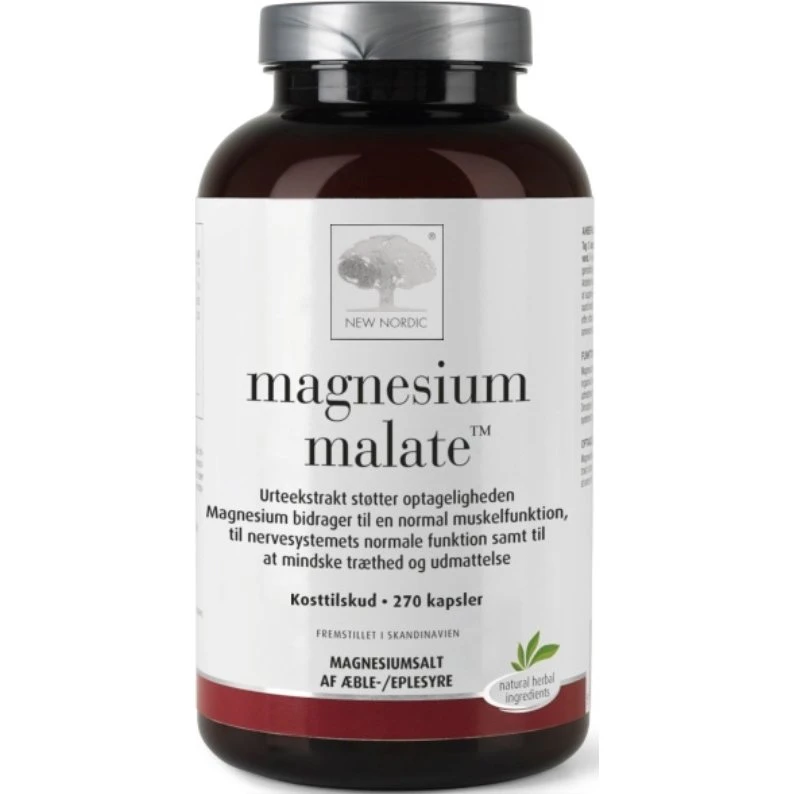 New Nordic Magnesium Malate - 270 kapsler