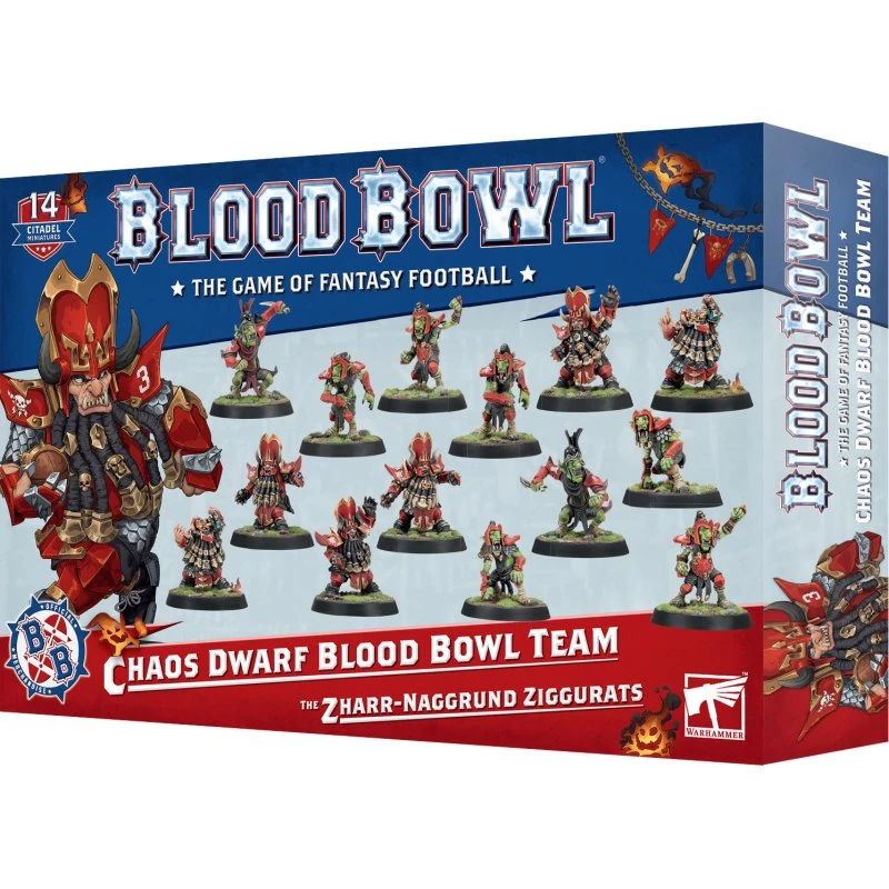 Blood Bowl: Chaos Dwarf Team - The Zharr-Naggrund Ziggurats