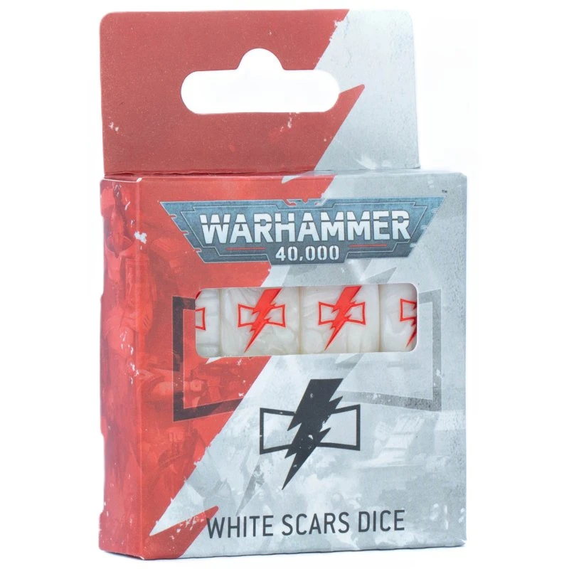 White Scars Dice Set - 16 stk. 6-sidede terninger til Warhammer 40.000