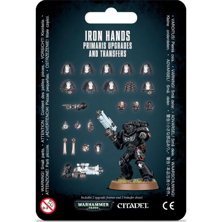 Warhammer 40K Iron Hands Primaris Upgrades and Transfers