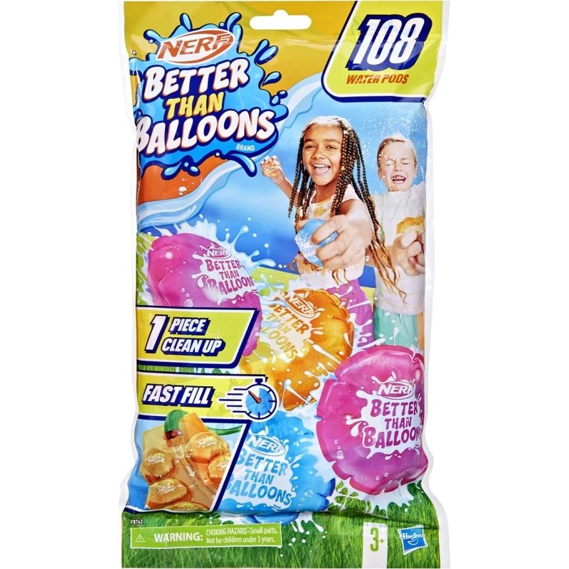 Nerf Better than Balloons - 108 vandpods med dyse