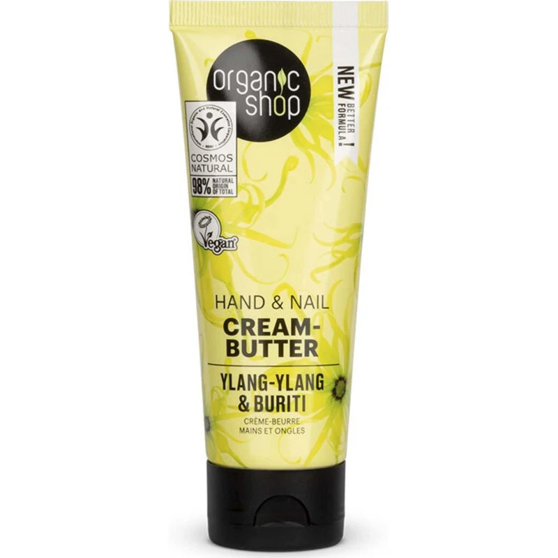 Organic Shop Ylang-Ylang hånd- og neglesmørcreme 75ml