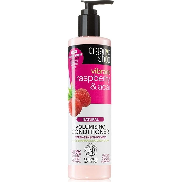 Organic Shop Naturlig hindbær og acai styrkende balsam 280ml