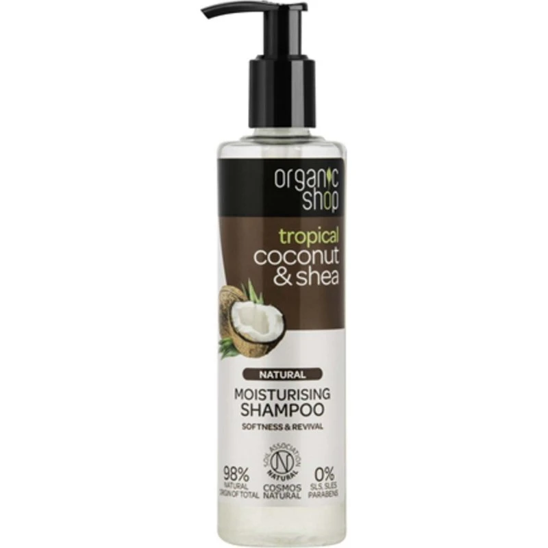 Organic Shop Moisturising Shampoo Coconut & Shea 280 ml