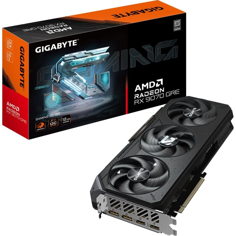 GIGABYTE Radeon RX 9070 GRE GAMING OC 12GB GDDR6