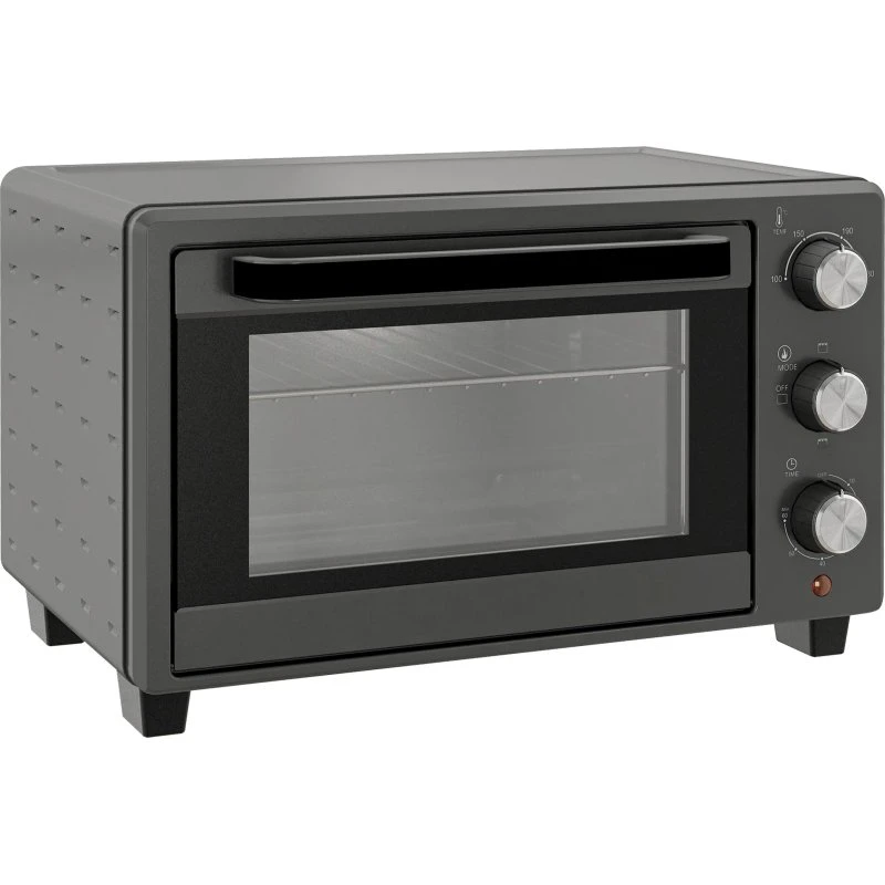 Miniovn 21L, 1400W, Rustfrit stål, Grå