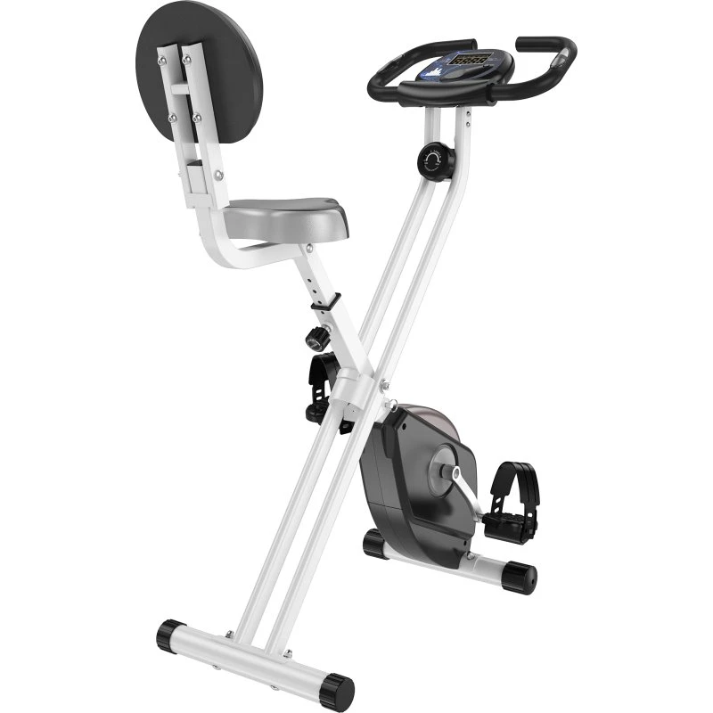 Motionscykel Sort-Grå, 43x97x109 cm med foldefunktion