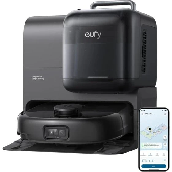 Eufy Omni E28 Sort Robotstøvsuger