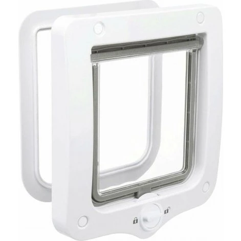 Trixie 2-vejs kattelem 22×22 cm, hvid