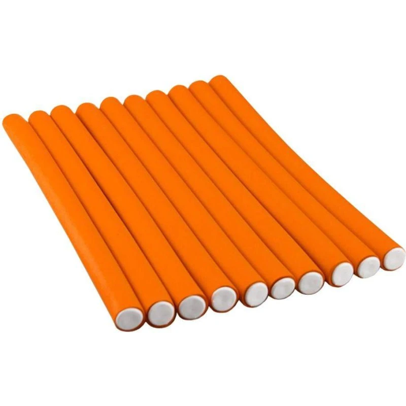10x Fleksible Curlere - 3 cm - Orange