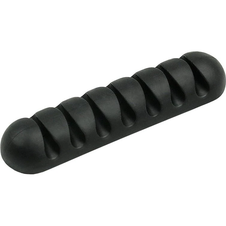 Kabelholder med 7 pladser - Sort