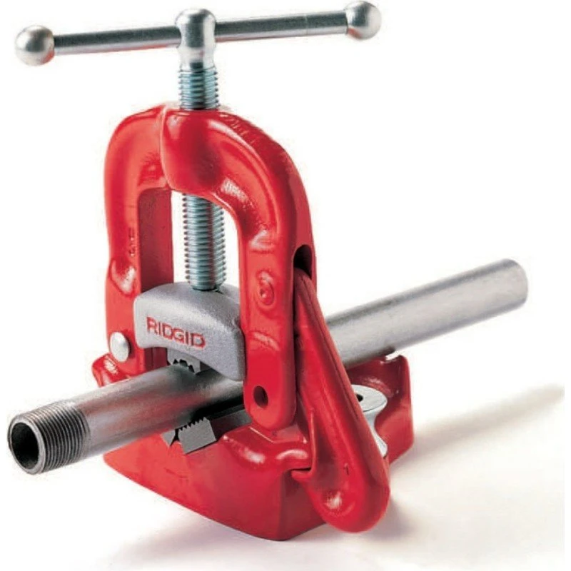 Ridgid bænkmonteret rørskruestik, Ø3-50mm