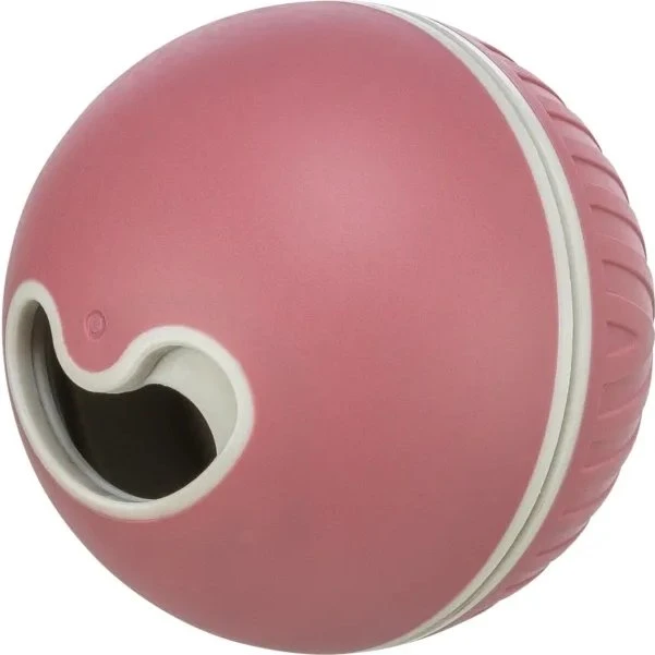 Trixie 2-i-1 godbidsdispenser til kat, stille bold Ø 7,5 cm