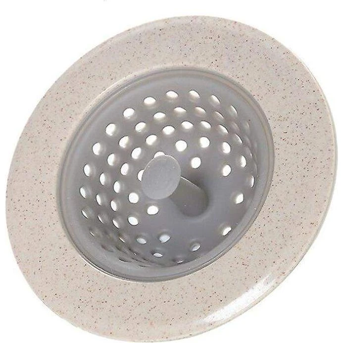 Si til vask - Beige - 11 cm i silikone