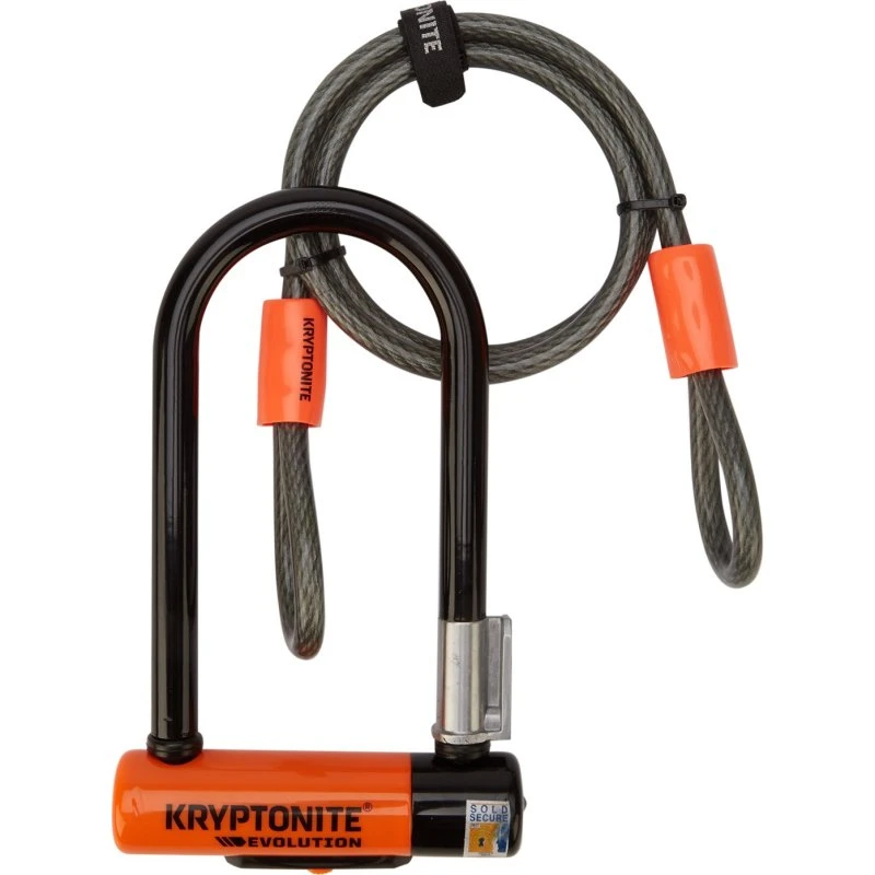 Kryptonite Evo Mini7 Bøjlelås med Wire (83 x 178 mm)