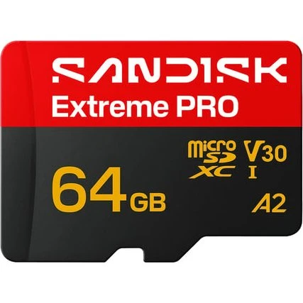 SanDisk Extreme PRO microSD UHS-I 64 GB - 200 MB/s
