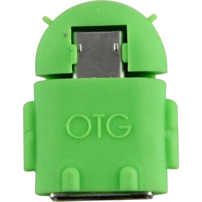 OTG Adapter - USB til Micro USB On-The-Go - Grøn