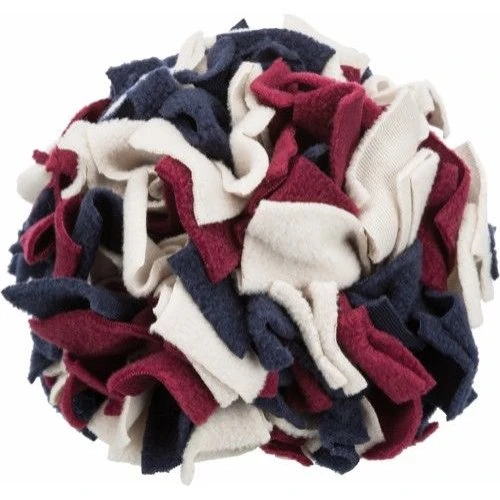Trixie Dog Activity snusebold, stof Ø 15 cm, multifarvet