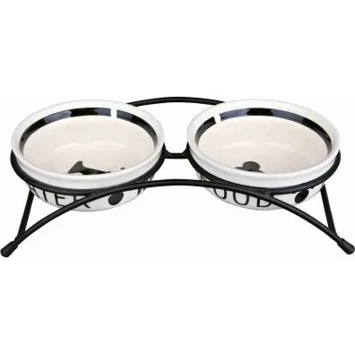 Trixie Eat on Feet dobbelt skålesæt, keramik 2×250 ml