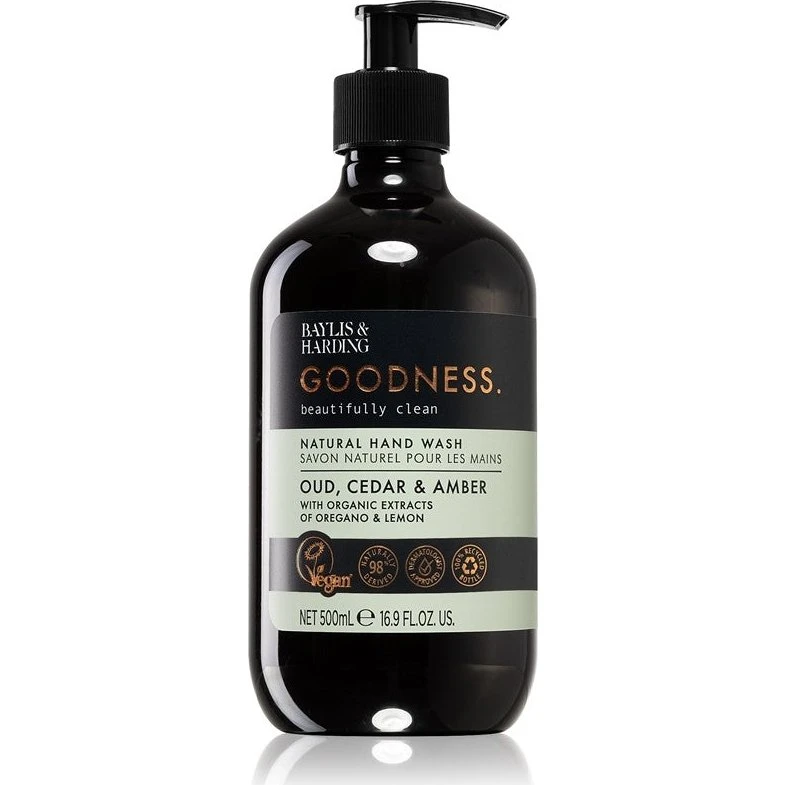 Baylis & Harding Goodness Oud, Cedar & Amber Håndsæbe 500 ml