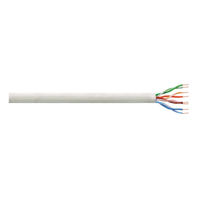 LogiLink Cat6 Installationskabel, U/UTP, CCA, Grå, 305m
