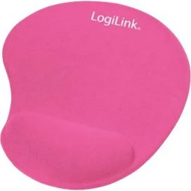 LogiLink GEL Musemåtte med Håndledsstøtte - Pink - ID0027P