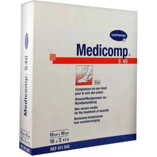 Hartmann Medicomp Sterilgaze 10x10cm - 20 stk.