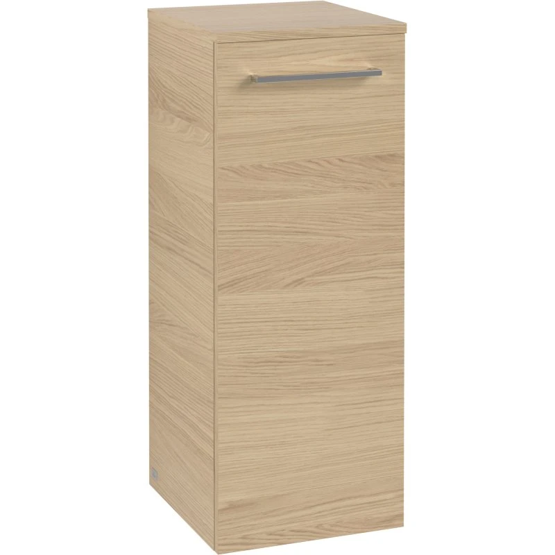 Villeroy & Boch Avento A895 vægskab i eg, 34,8x88,8 cm, venstre
