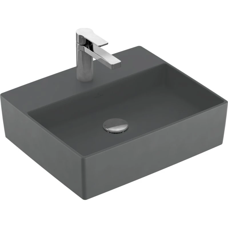 Villeroy & Boch Memento 2.0 håndvask, 50x42 cm, mat grå