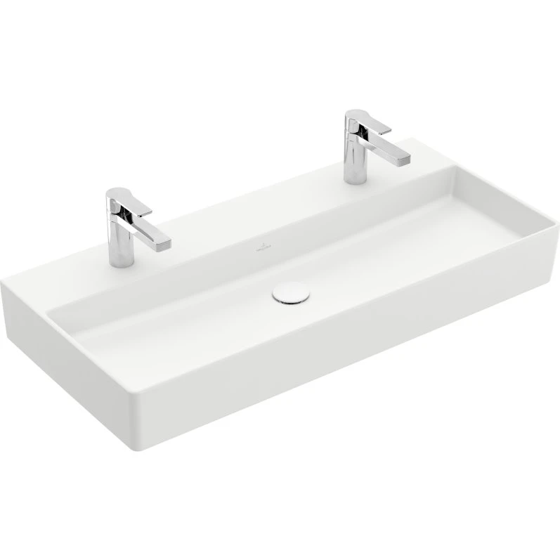 Villeroy & Boch Memento 2.0 håndvask, 100x47 cm, mat hvid