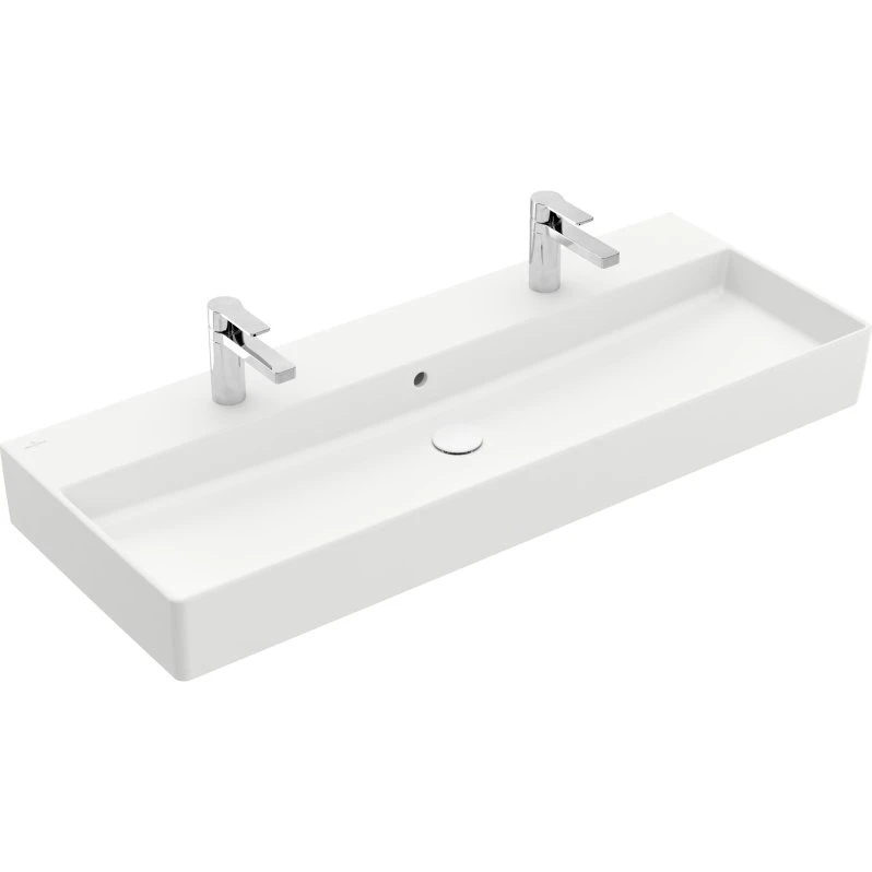 Villeroy & Boch Memento 2.0 håndvask, 120x47 cm, mat hvid